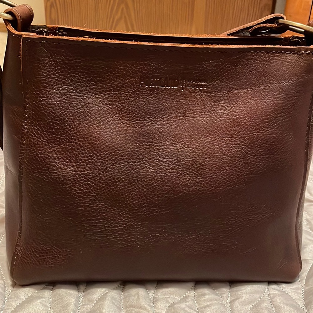 EUC Portland Leather Goods triangle bag